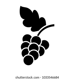 Grape icon vector design logo illustration