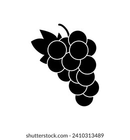 Grape icon vector. Fruits illustration sign. Vitamins symbol. Vegetarian logo. Food mark.