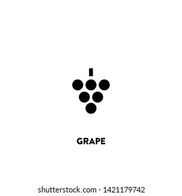 grape icon vector. grape sign on white background. grape icon for web and app