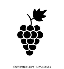 plantilla de símbolo vector de icono de uva
