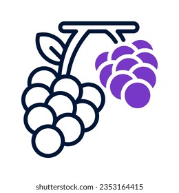 grape icon for your website, mobile, presentation, and logo design.