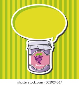 grape jam theme elements vector,eps