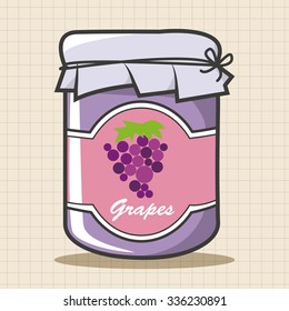 grape jam theme elements vector,eps