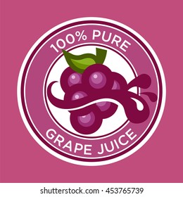 Grape Juice Label