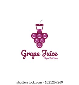 Grape Juice Ripple Nature Freshness Ecology Logo 