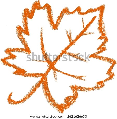 Grape Leaf Wine Sommelier Related Icon Crayon Chalk Drawing Vector
