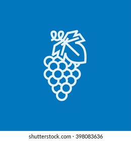 Grape line icon.