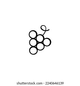 Grape Line Style Icon Design