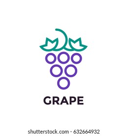 grape linear logo element