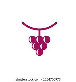 Grape Logo Design Vector