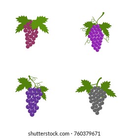 Grape Logo Element Design Template