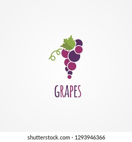 Grape Logo Fruit