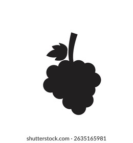 grape logo icon illustration flat