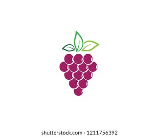 Grape logo illustration