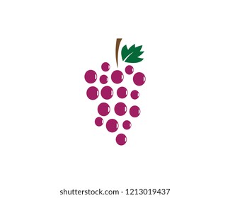 Grape logo illustration