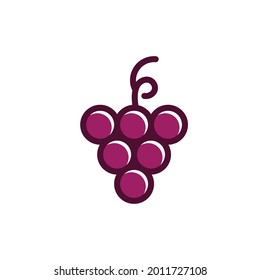 Grape logo images illustration design