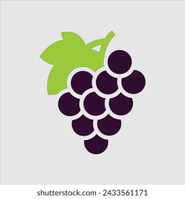 Grape logo images illustration design