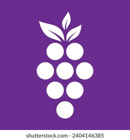grape logo template for graphic and web design