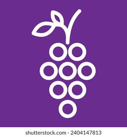 grape logo template for graphic and web design