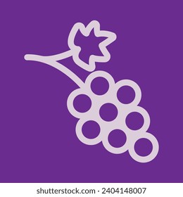 grape logo template for graphic and web design