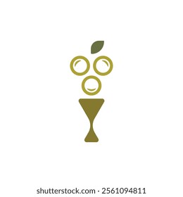 Grape Logo Vector Icon Template Illustration