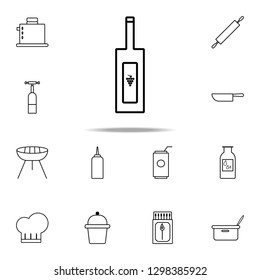 grape oil icon. kitchen icons universal set for web and mobile