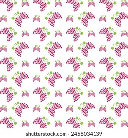 Traubenrot Handy Trendy Mehrfarben Wiederholende Muster Vektorillustration Hintergrund Design