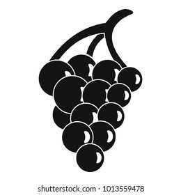 Grape for restaurant icon. Simple illustration of grape for restaurant vector icon for web