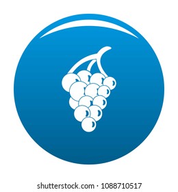 Grape for restaurant icon. Simple illustration of grape for restaurant vector icon for any design blue