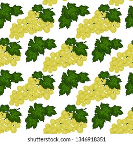Grape seamless pattern. Vector background for the holidays. Modern design for paper, wallpaper, covers, fabrics, interiors, etc.