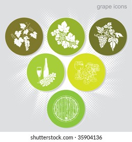 Grape sign (icons)