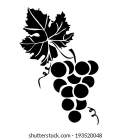 GRAPE SILHOUETTE vector