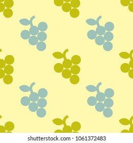 Grape simple seamless texture, modern design background.