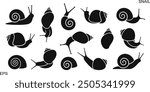 Grape snail logo. Isolated grape snail on white background