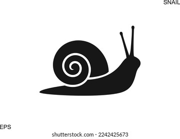Grape snail logo. Isolated grape snail on white background
