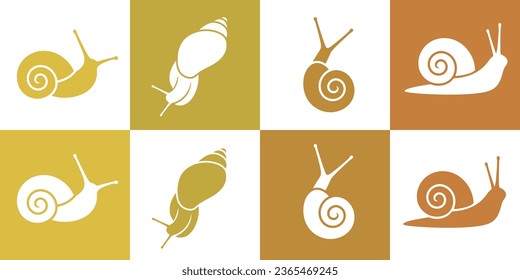 Grape snail logo. Isolated grape snail on white background