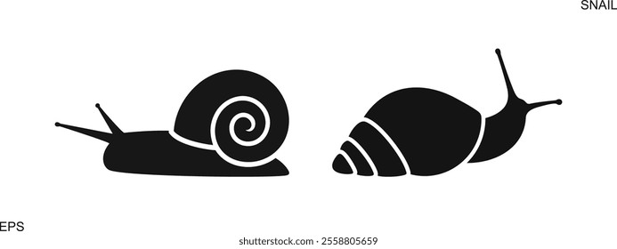 Grape snail logo. Isolated grape snail on white background