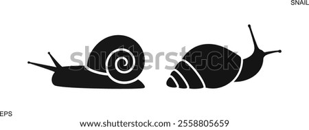 Grape snail logo. Isolated grape snail on white background