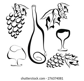 Grape still life