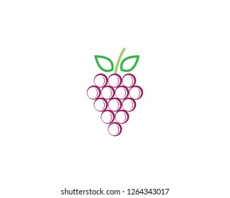 Grape symbol illustration