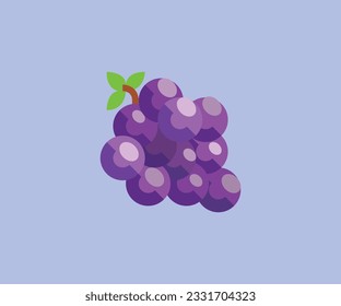 arte vectorial de uva, diseño de iconos