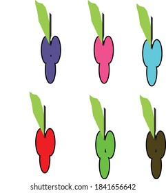  color de fondo de la uva Vector
