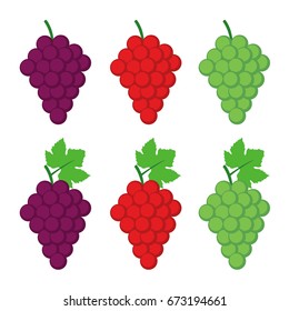 Grape Vector Design  Illustration Stock Image