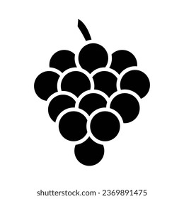 Grape Vector Glyph Icon For Personal And Commercial Use.
