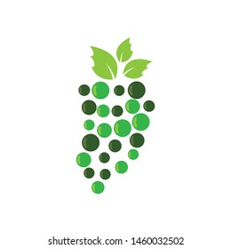 Grape vector icon illustration design