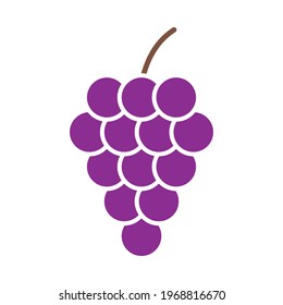 grape vector icon on white background