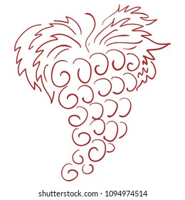 Grape. Vector illustration