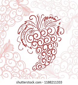 Grape. Vector illustration