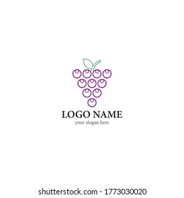 Symbol für das Logo der WeinVektorgrafik