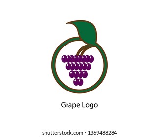 Grape vector logo - Vector
